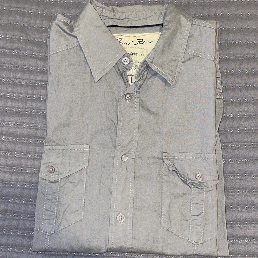 Point zero button up shirt